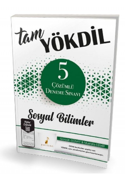 Pelikan Tam YÖKDİL Sosyal Bilimler Dijital Çözümlü 5 Deneme Sınavı