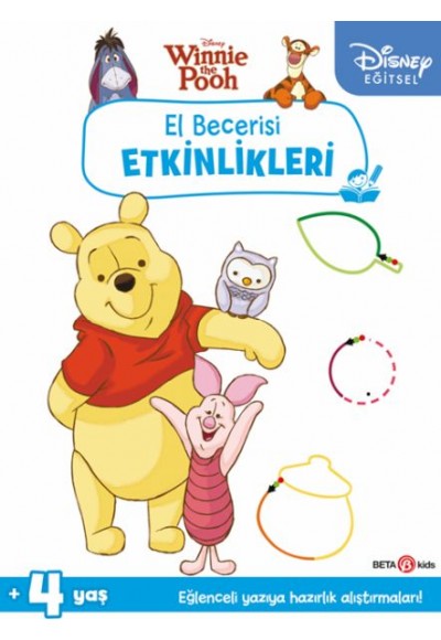 Disney Eğitsel Winnie the Pooh El Becerisi Etkinlikleri Yazıya Hazırlık