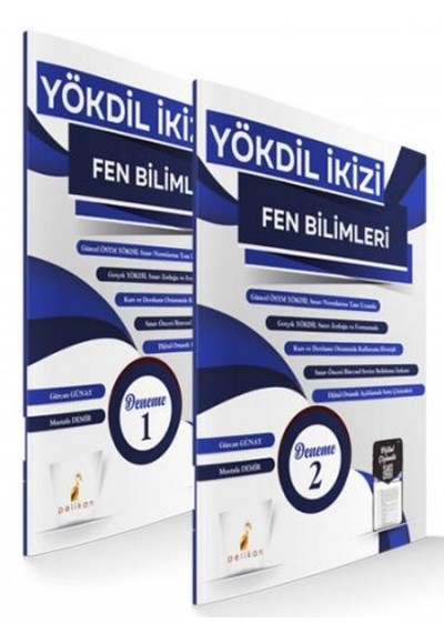 Pelikan YÖKDİL İkizi Fen Bilimleri 2 Özgün Deneme Sınavı Dijital Çözümlü