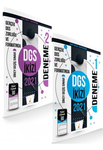 Pelikan 2021 DGS İkizi 2 Özgün Deneme Sınavı Dijital Çözümlü