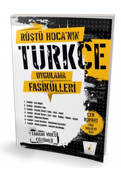 Rüştü Hoca nın Türkçe Uygulama Fasikülleri Tamamı Video Çözümlü